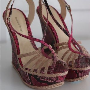 Alexandre Birman Platform Heels Size 10 Brand New
